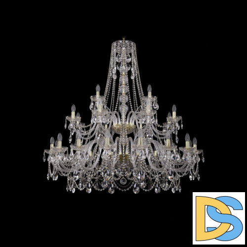 Подвесная люстра Bohemia Ivele Crystal 1411/16+8+4/460/2d G