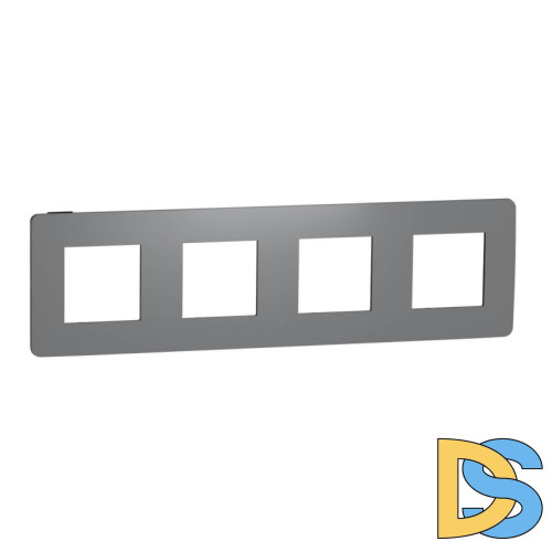 Рамка 4-постовая Schneider Electric Unica New NU280822