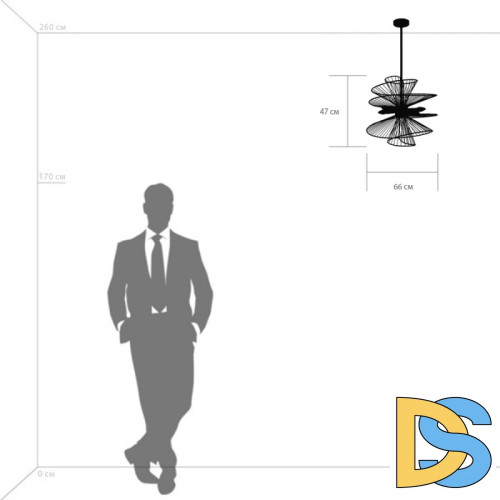 Люстра на штанге Lightstar Zeta 728163