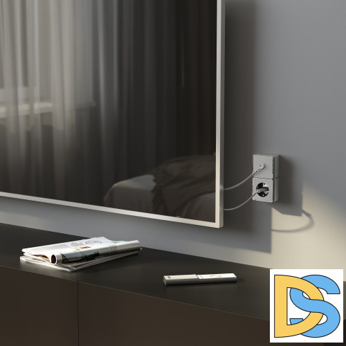 Розетка с заземлением и шторками Werkel Gallant (серебряный) W5071106