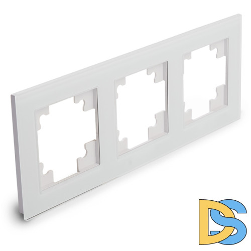 Рамка горизонтальная Stekker GFR00-7003-01 3-местная 39256