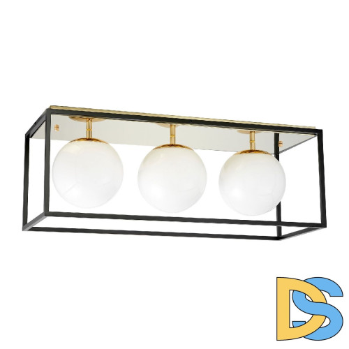 Потолочный светильник Lumina Deco Maldini LDC 8060-3 F.GD+BK
