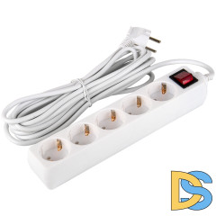 Удлинитель бытовой General GES-16-3x100-5-5m-S 470012