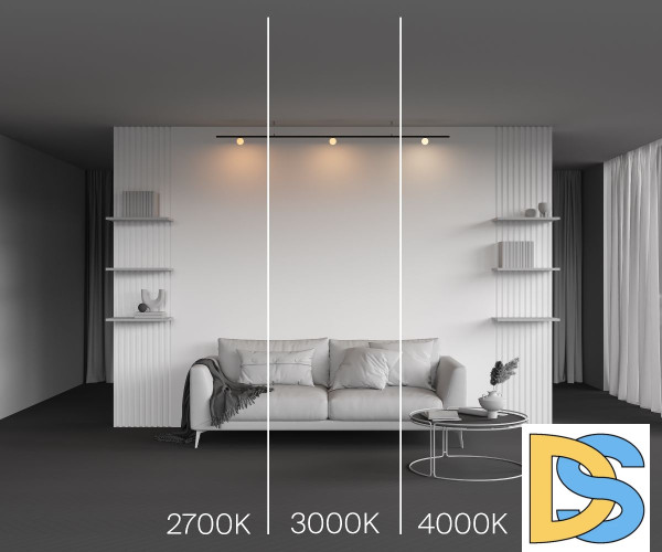 Трековый магнитный светильник Maytoni Luna TR185-1-3W2.7K-B