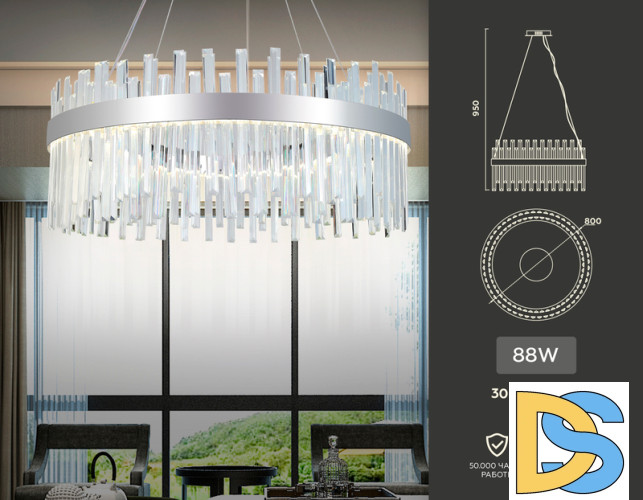 Подвесная светодиодная люстра Ambrella Light Traditional TR5011