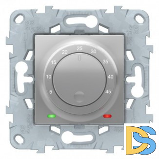 Терморегулятор для теплого пола, Алюминий, серия Unica New, Schneider Electric