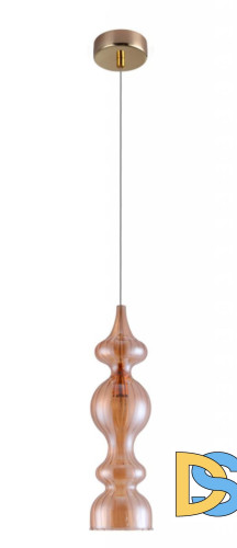 Подвесной светильник Crystal Lux Iris SP1 A Amber