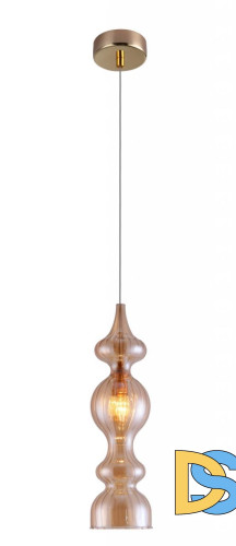 Подвесной светильник Crystal Lux Iris SP1 A Amber