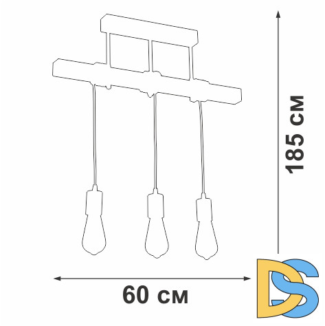 Подвесной светильник Vitaluce V2860-1/3PL