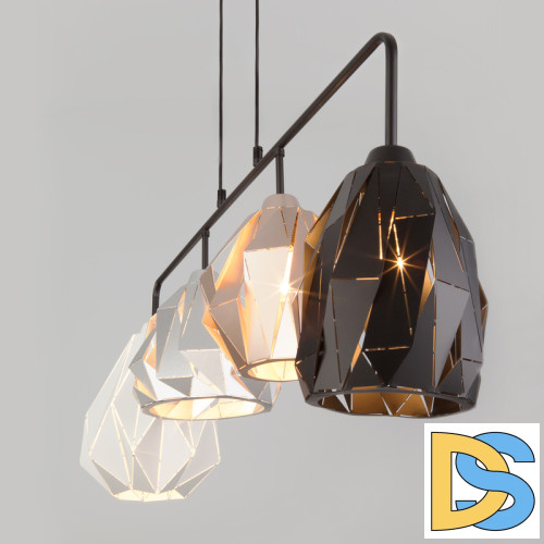 Подвесной светильник Eurosvet Moire 50090/4 черный Smart