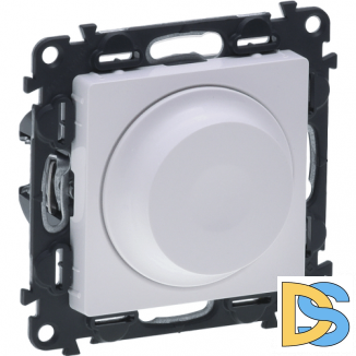 Светорегулятор Legrand Valena Life поворотный 752060+754880 Белый