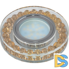 Встраиваемый светильник Fametto Peonia DLS-P102 GU5.3 CHROME/GOLD 09985