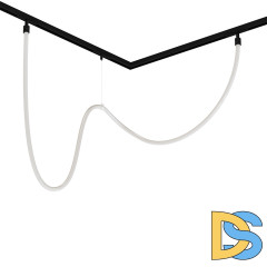 Магнитный трековый светильник Arte Lamp Loop A4910PL-1BK