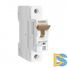 Автомат Werkel 1P 10 A C 4,5 kА W901P104