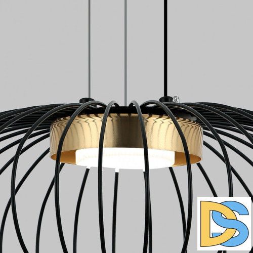 Подвесной светильник IMEX MD.23103-1-P-BK+BR