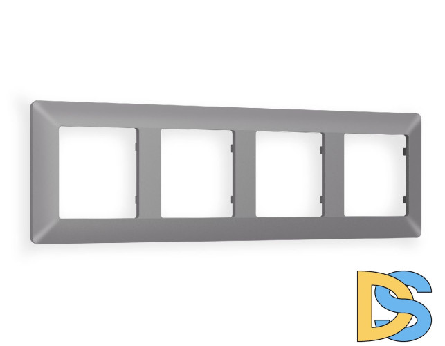 Рамка четырехместная Ambrella Volt Line AF110504