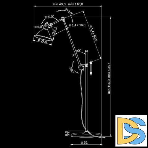 Торшер Lightstar Loft 765717