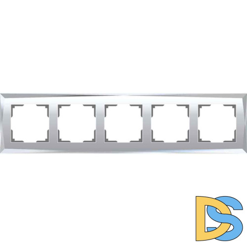 Рамка на 5 постов зеркальная Werkel W0051220 4690389158896