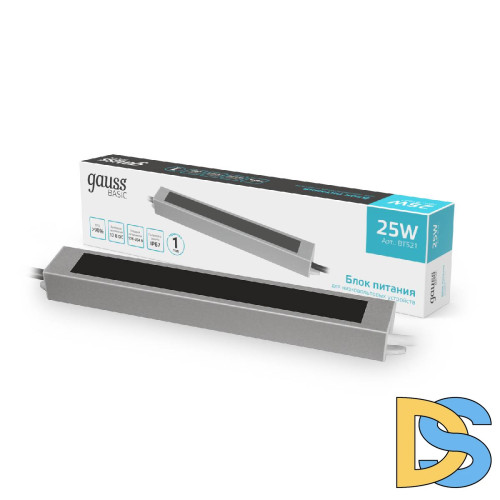 Блок питания Gauss Basic 25Вт DC12 IP67 BT521