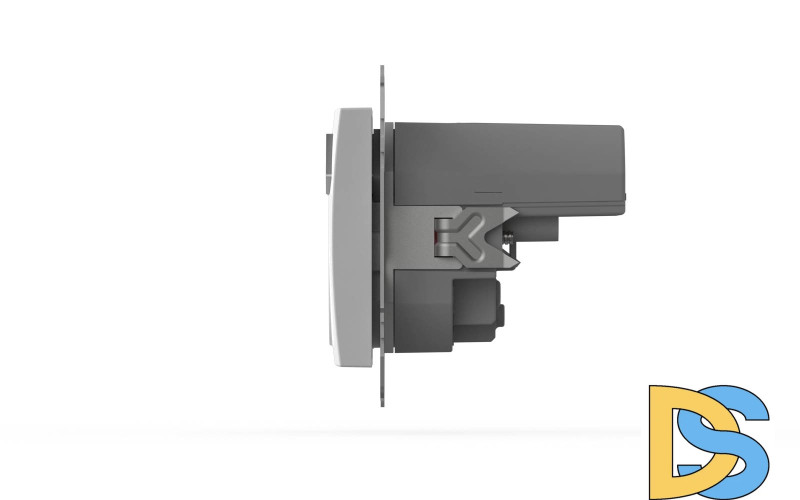 Розетка с заземлением и защитой от детей + два входа USB для заряда устройства ELBI Zena Vega 609-015600-317