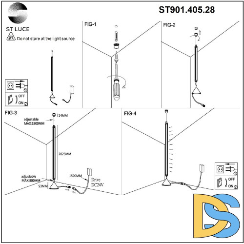 Торшер ST Luce ST901.405.28