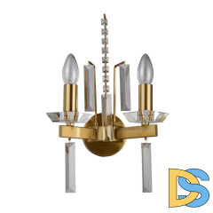 Бра Crystal Lux Marron AP2 Brass