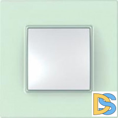 Рамка 1-ая (одинарная), Стекло Матовое (пластик), серия Unica Quadro, Schneider Electric