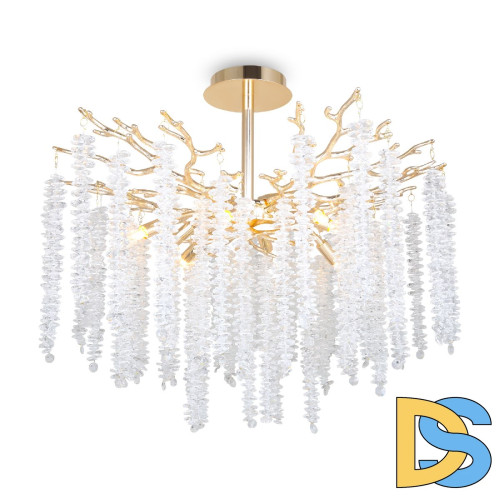 Люстра на штанге Freya Mineral FR1010CL-08G