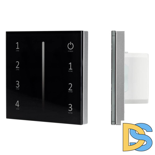 Панель Arlight Smart-P34-Dim-IN Black (230V, 0-10V, Sens, 2.4G) 028112