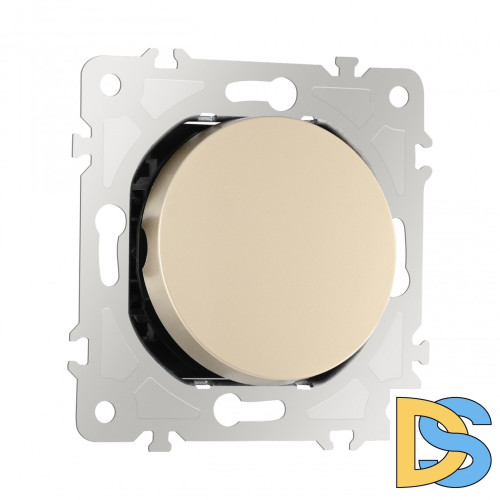 Выключатель одноклавишный проходной Arte Milano 202.32-1.shampan