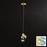 Подвесной светильник Delight Collection Crystal rock II 9701P/1 brass