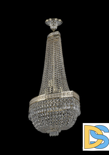 Люстра на штанге Bohemia Ivele Crystal 19273/H2/80IV GW