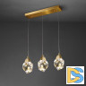Подвесной светильник Delight Collection Crystal rock II 9701P/3L brass