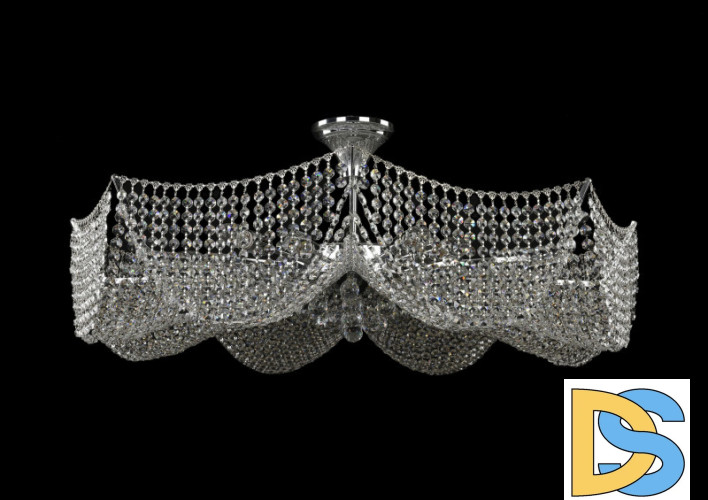 Люстра на штанге Bohemia Ivele Crystal 77081/95 Ni