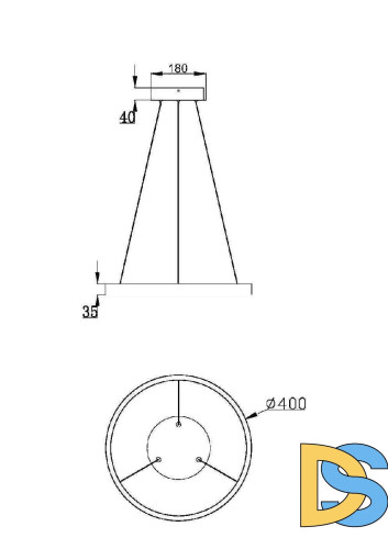 Подвесной светильник Maytoni Rim MOD058PL-L22WK