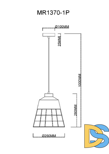 Подвесной светильник MyFar Hill MR1370-1P