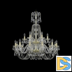 Подвесная люстра Bohemia Ivele Crystal 1402/12+6/300/XL-91/2d G