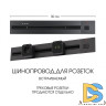 Встраиваемый шинопровод с выключателем Arte Milano Am-track-sockets 385205TBB/50 Black