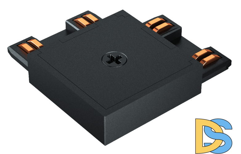 Коннектор питания угловой iLedex Vision POWER CONNECT 4825-L-TYPE - BK