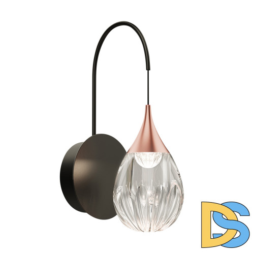Бра Delight Collection Stilla MB24001004-1A copper/clear