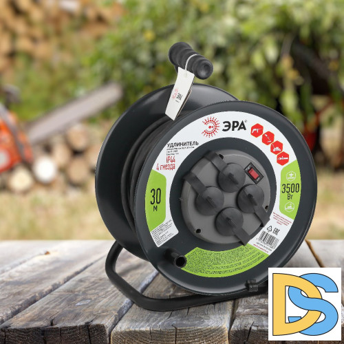 Удлинитель силовой Эра RMx-4es-3x2.5-30m-IP44(KG) Б0043058