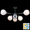 Люстра на штанге Illumico IL0715-6CSQ-24 BK CR LIBRA
