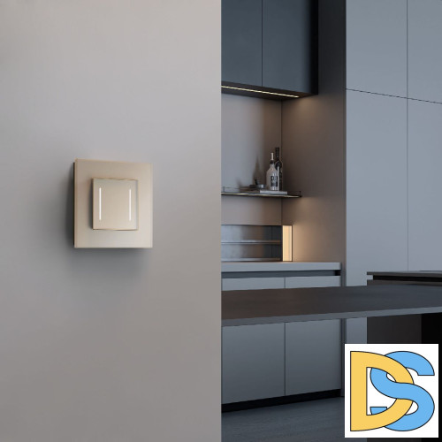 Сенсорный выключатель двухклавишный с подсветкой Werkel 4690389198069 W4522011 a063604