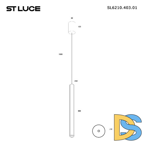 Подвесной светильник ST Luce Lilt SL6210.403.01