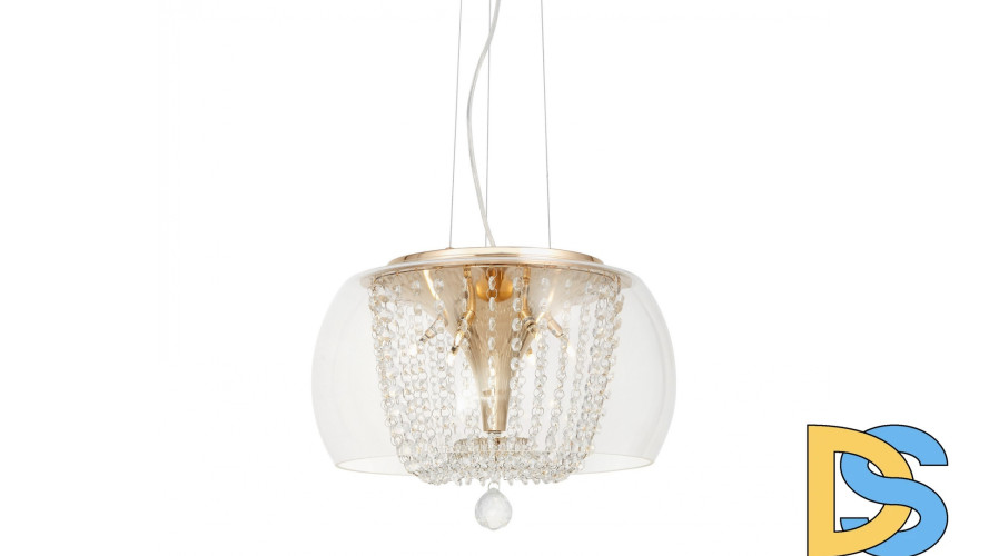 Подвесная люстра Lumina Deco Disposa LDP 7018-400 PR+F.GD