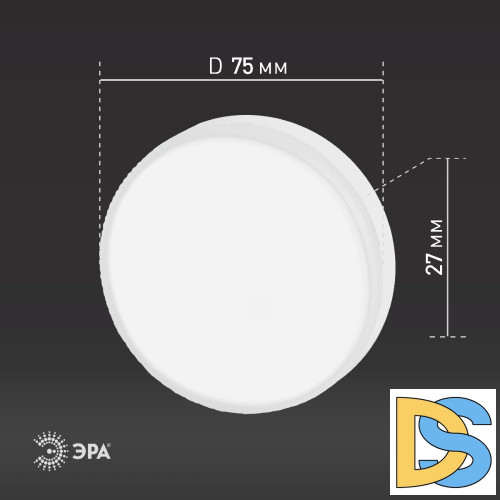 Лампа светодиодная Эра GX53 10W 2700K ECO LED GX-10W-827-GX53 (10-PACK) Б0036549
