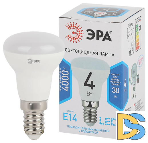 Лампа светодиодная Эра E14 4W 4000K LED R39-4W-840-E14 Б0020555