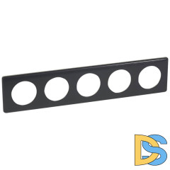Рамка 5-постовая Legrand Celiane карбон 068980