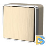 Выключатель одноклавишный Werkel Gallant (шампань рифленый) W5010010