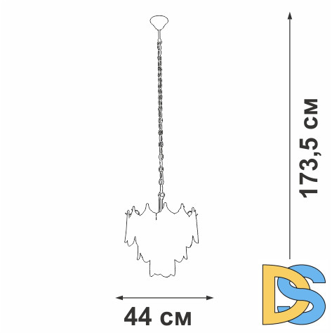 Подвесная люстра Vitaluce V5813-8/5
